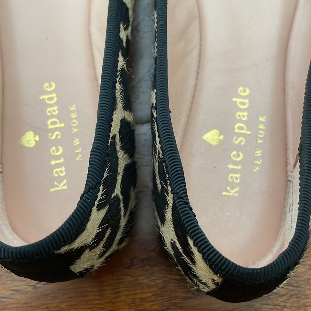 KATE SPADE ♠️ Calf Hair Flats - Picture 6 of 7